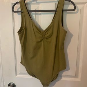 Army Green Forever 21 Body Suit